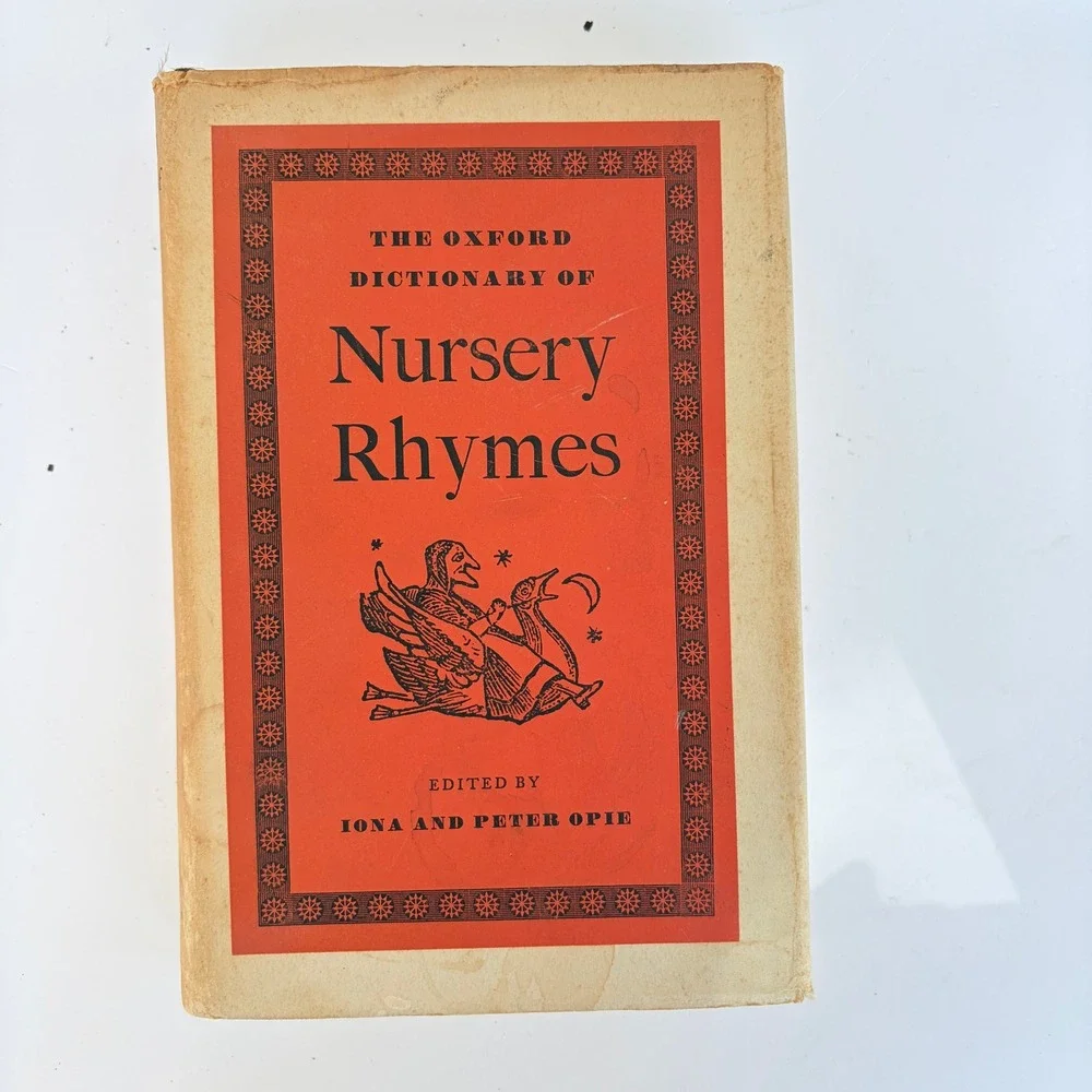 Vintage Childrens Nursery Rhymes Books Set 4 Oxford Dictionary Poems 1941 House